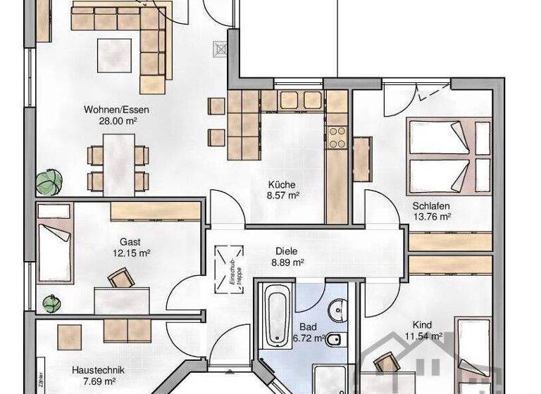 Bungalow zum Kauf provisionsfrei 389.000 € 3 Zimmer 97 m² 581 m² Grundstück Rothenburg Rothenburg ob der Tauber 91541