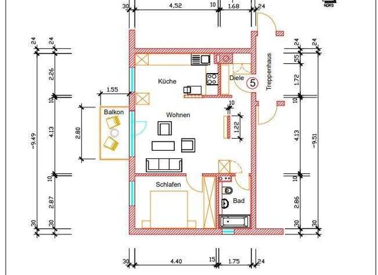 Wohnung zum Kauf 199.000 € 2 Zimmer 59 m² Buckenberg Pforzheim 75175