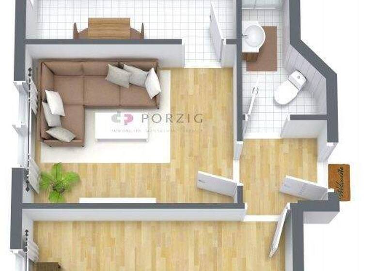 Wohnung zur Miete 220 € 2 Zimmer 35 m² 3. Geschoss Augsburger Str. 62 Bernsdorf Chemnitz 09126