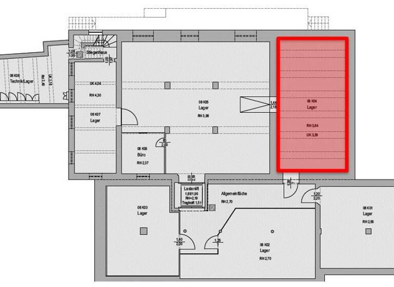 Lagerhalle zur Miete provisionsfrei 83 m² Lagerfläche Bahnhofstraße 8 Mäder 6841