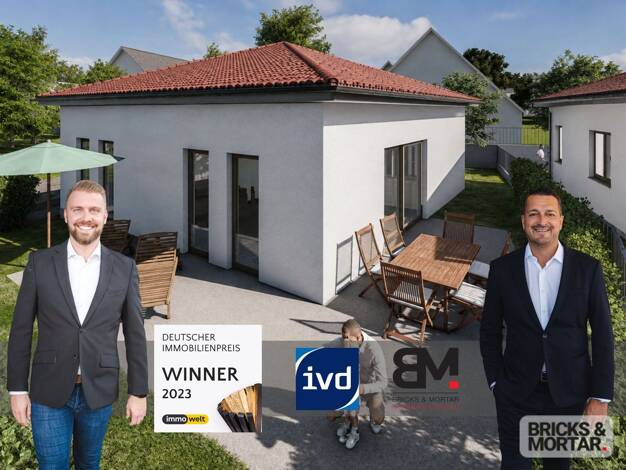Bungalow zum Kauf - Erstbezug provisionsfrei 378.000 € 3,5 Zimmer 90,9 m² 250 m² Grundstück Aletshausen Aletshausen 86480