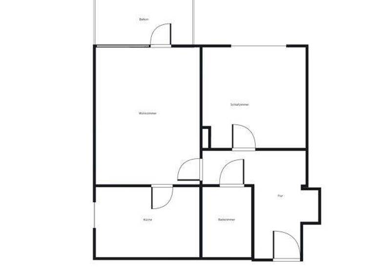 Wohnung zur Miete 509 € 2 Zimmer 55,6 m² 3. Geschoss frei ab 08.03.2026 Lindenstr. 15 Hattingen 45525