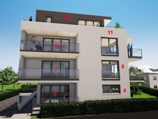 Wohnung zum Kauf provisionsfrei 385.000 € 2 Zimmer 58,3 m² Bergstraße 9 Weingarten 88250