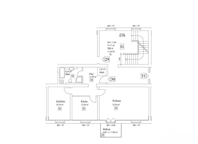 Wohnung zur Miete 624 € 2 Zimmer 89,2 m²<br/>Wohnfläche 1.<br/>Geschoss Nelkenhof 6 Mariental 38368