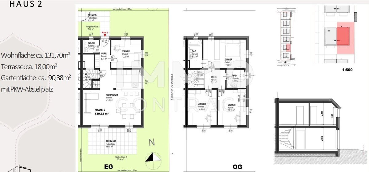 Doppelhaushälfte zum Kauf 525.000 € 5 Zimmer 131,7 m²<br/>Wohnfläche Schwechat 2320