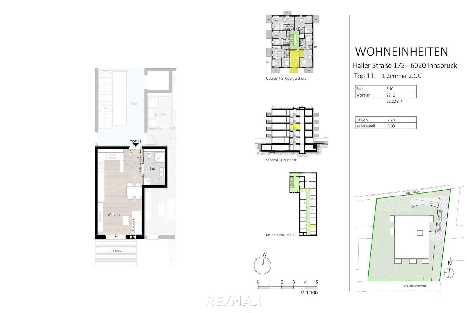 Terrassenwohnung zum Kauf 286.000 € 1 Zimmer 32,2 m²<br/>Wohnfläche 2.<br/>Geschoss ab sofort<br/>Verfügbarkeit Mühlau Innsbruck 6020