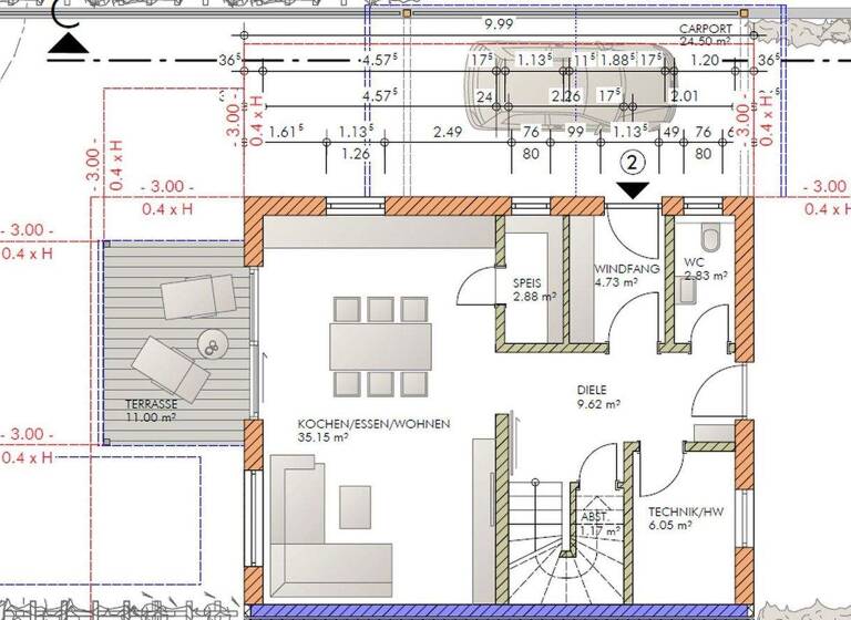 Doppelhaushälfte zum Kauf - Erstbezug provisionsfrei 485.000 € 5 Zimmer 165 m² 249 m² Grundstück Rosenbergerstraße 5 (Kleinlintach 1) Bogenberg Bogen 94327