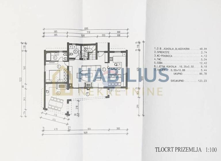 Haus zum Kauf 360.000 € 3 Zimmer 160 m² Vrh i Zapad