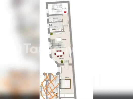 Wohnung zur Miete Tauschwohnung 610 € 3 Zimmer 55 m² 1. Geschoss Rehhof Nürnberg 90482