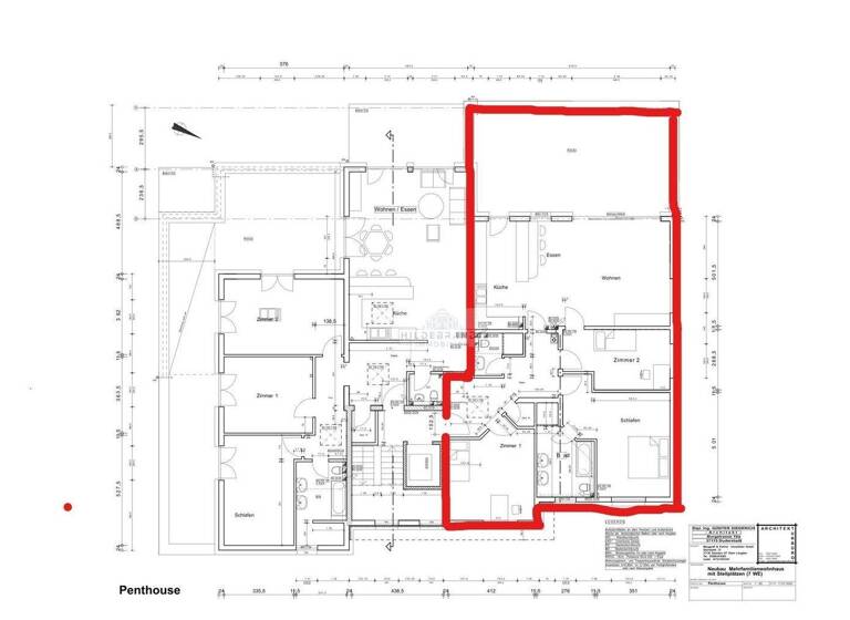 Wohnung zur Miete - Erstbezug 1.950 € 4 Zimmer 151 m² 2. Geschoss Kiefernweg 3 Bovenden 37120
