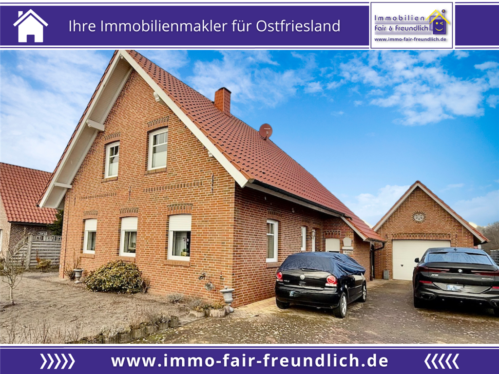 Einfamilienhaus zum Kauf 339.000 € 4 Zimmer 130 m²<br/>Wohnfläche 756 m²<br/>Grundstück Holthusen Weener 26826