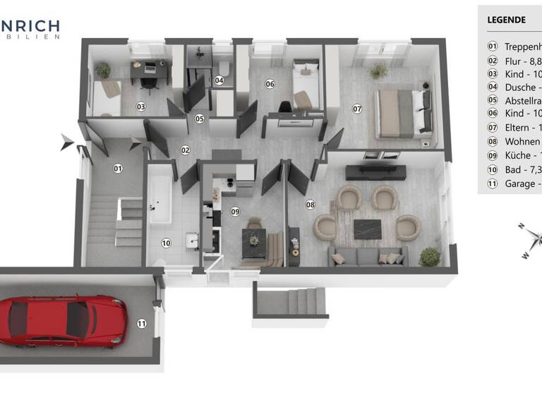 Mehrfamilienhaus zum Kauf als Kapitalanlage geeignet 375.000 € 11 Zimmer 247 m² 2.600 m² Grundstück Lunestedt Beverstedt 27616