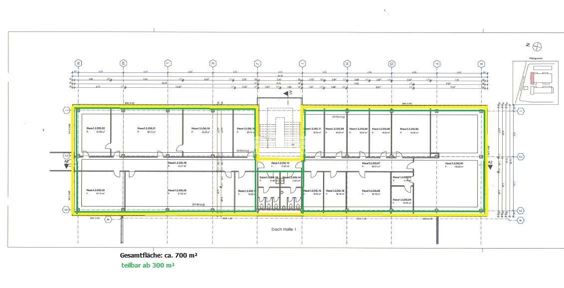 Bürofläche zur Miete 6,70 € 700 m²<br/>Bürofläche ab 300 m²<br/>Teilbarkeit Krämpfervorstadt Erfurt 99085