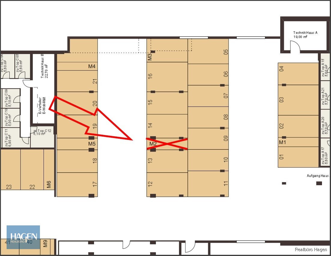 Tiefgaragenstellplatz zur Miete 50 € Hellbrunnenstraße 9a Hohenems 6845