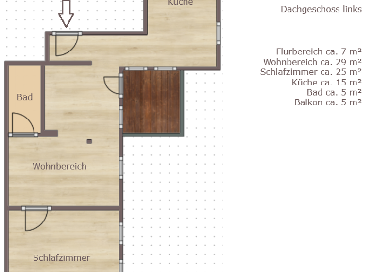 Wohnung zur Miete 1.105 € 2 Zimmer 85 m² 3. Geschoss frei ab sofort Luisenstraße 9 Innenstadt Halle (Saale) 06108