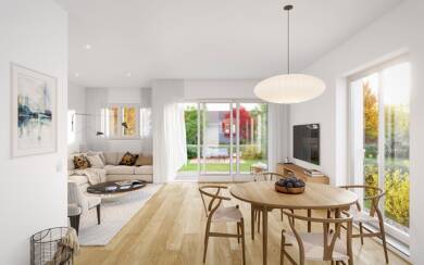 Doppelhaushälfte zum Kauf - Neubau provisionsfrei 469.500 € 5 Zimmer 143,1 m² 318,2 m² Grundstück Seehausen Leipzig 04356