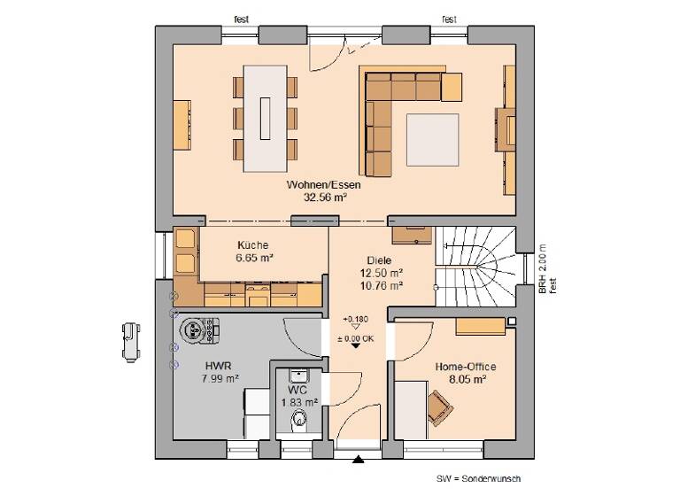 Einfamilienhaus zum Kauf provisionsfrei 319.900 € 5 Zimmer 122 m²<br/>Wohnfläche 500 m²<br/>Grundstück Reichenhausen Reichenhausen 98634