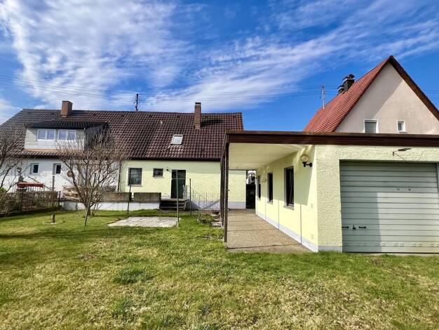 Doppelhaushälfte zum Kauf 295.000 € 4 Zimmer 103,8 m² 448 m² Grundstück Dinkelscherben 86424
