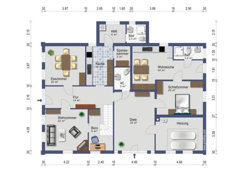 Einfamilienhaus zum Kauf 355.000 € 10 Zimmer 300 m² 820 m² Grundstück frei ab sofort Bergenhusen 24861