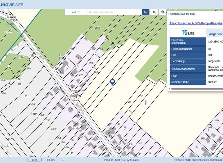 Grundstück zum Kauf 139.000 € 6.868 m² Grundstück Langewahl 15518