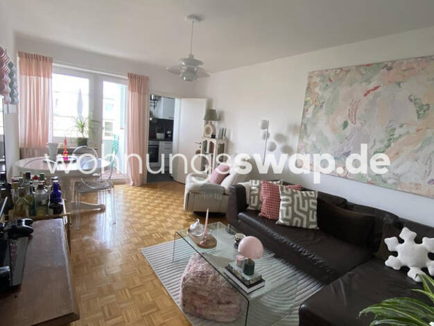 Studio zur Miete Tauschwohnung 850 € 2 Zimmer 55 m² 5. Geschoss Schwabing-West München 80804