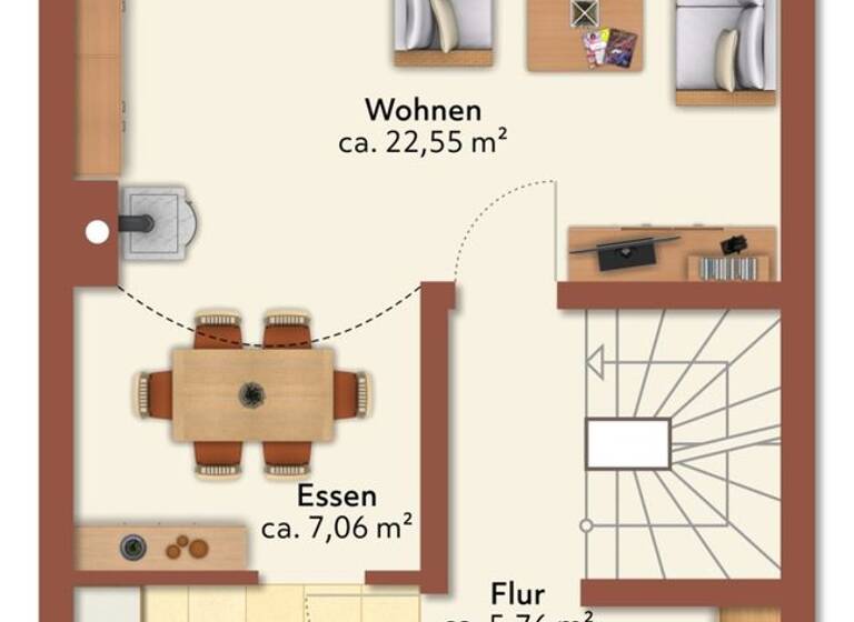 Reihenmittelhaus zum Kauf 260.000 € 4 Zimmer 103 m² 193 m² Grundstück Stammham 84533