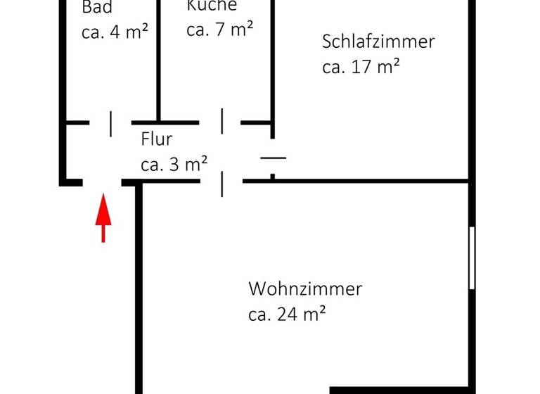 Wohnung zum Kauf 159.000 € 2 Zimmer 57 m² 2. Geschoss Weidedamm Bremen 28215