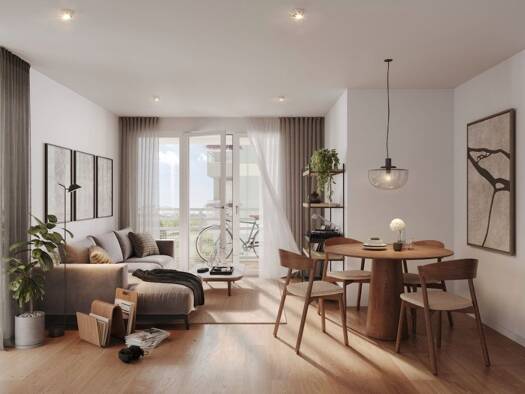 Wohnung zum Kauf - Neubau provisionsfrei als Kapitalanlage geeignet 304.000 € 2 Zimmer 53,1 m² Semmelweißstraße 9 Zentrum-Ost Leipzig 04103