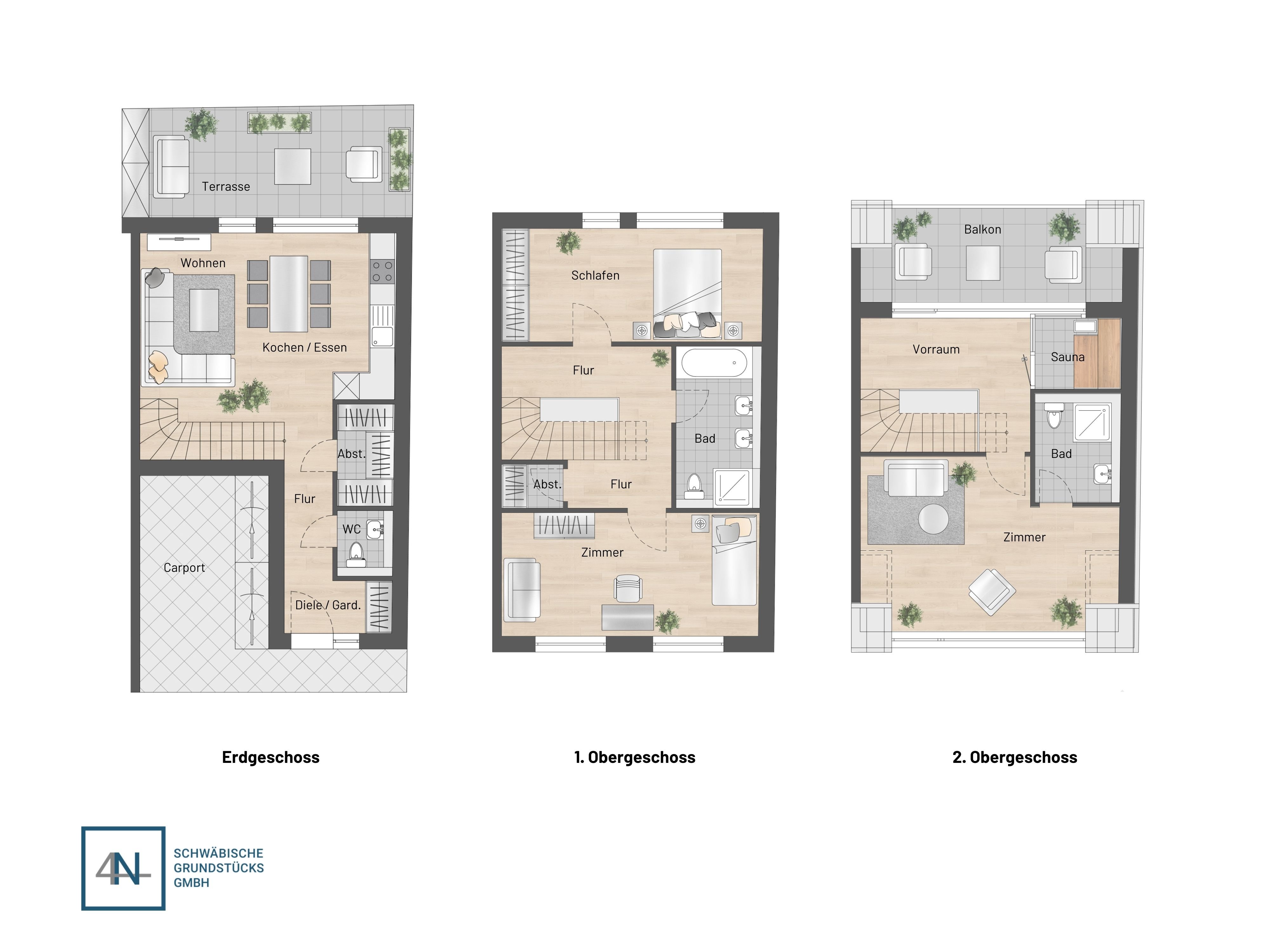 Reihenendhaus zum Kauf 618.900 € 5,5 Zimmer 132 m²<br/>Wohnfläche ab sofort<br/>Verfügbarkeit Pforzheimer Straße 28-32 Friolzheim 71292