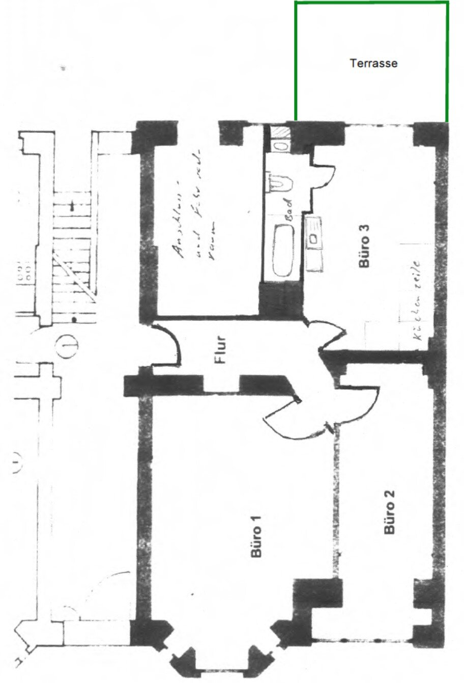 Bürofläche zur Miete provisionsfrei 1.250 € 3 Zimmer 86 m²<br/>Bürofläche Bornstraße 18 Steglitz Berlin 12163