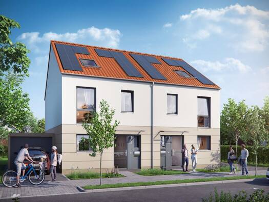 Doppelhaushälfte zum Kauf - Neubau provisionsfrei 508.000 € 5 Zimmer 129 m² 258 m² Grundstück Gümmer Seelze 30926