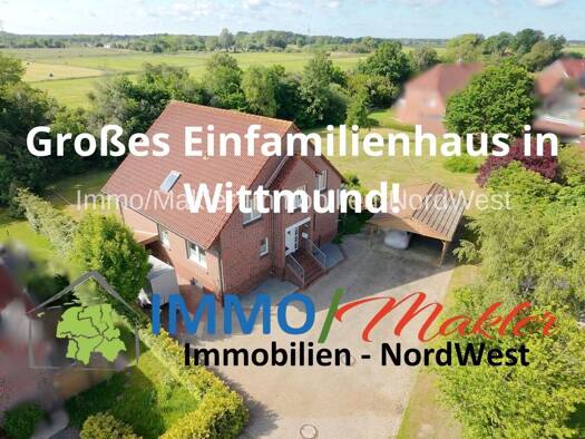 Einfamilienhaus zum Kauf 405.000 € 8 Zimmer 210 m² 1.392 m² Grundstück Von-Röntgen-Straße 43 Wittmund Wittmund 26409