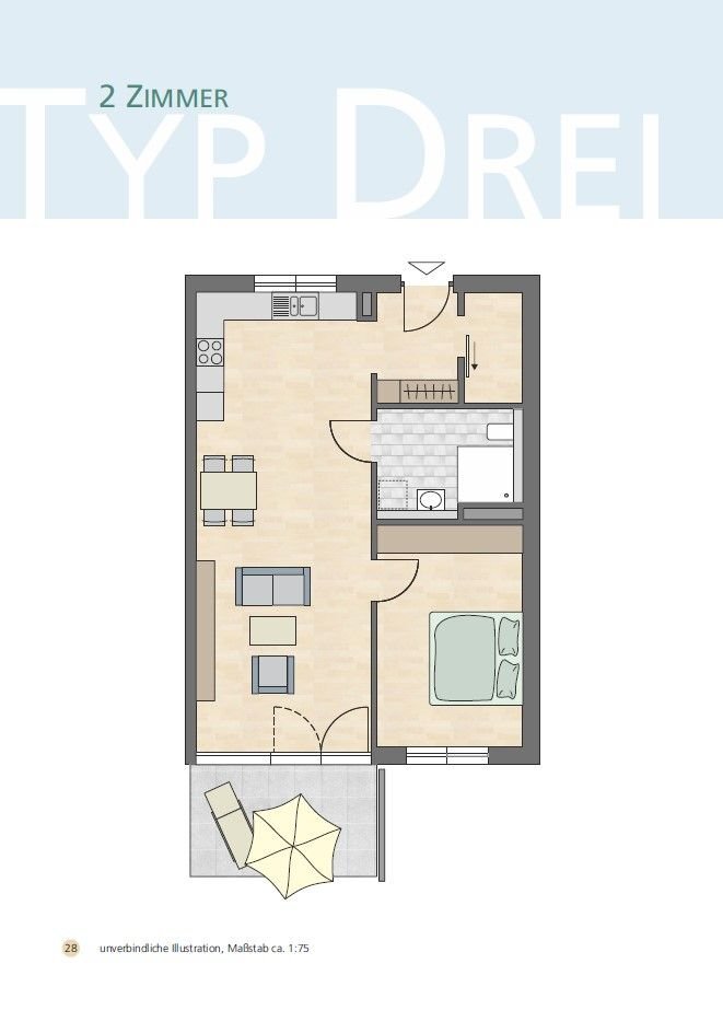 Wohnung zum Kauf provisionsfrei 311.625 € 2 Zimmer 69 m²<br/>Wohnfläche ab sofort<br/>Verfügbarkeit Grünwanger Str. 2-6 Untersiggingen Deggenhausertal 88693