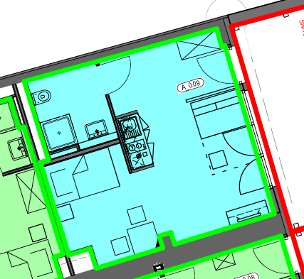 Wohnung zur Miete 630 € 1 Zimmer 40,9 m²<br/>Wohnfläche EG<br/>Geschoss ab sofort<br/>Verfügbarkeit Adam-Klein-Straße 158 Eberhardshof Nürnberg 90431