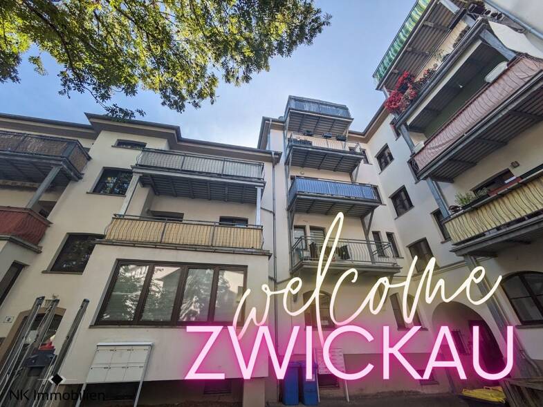 Wohnung zur Miete 650 € 4 Zimmer 100,2 m² 2. Geschoss Schumannpl. 3 Innenstadt 112 Zwickau 08056