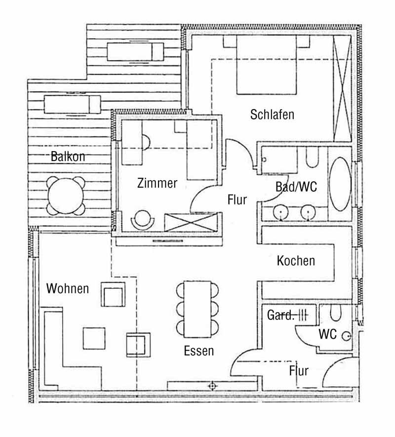 Wohnung zur Miete 990 € 3,5 Zimmer 104,5 m²<br/>Wohnfläche 1.<br/>Geschoss 01.03.2025<br/>Verfügbarkeit Achauerstraße 7 Trossingen Trossingen 78647