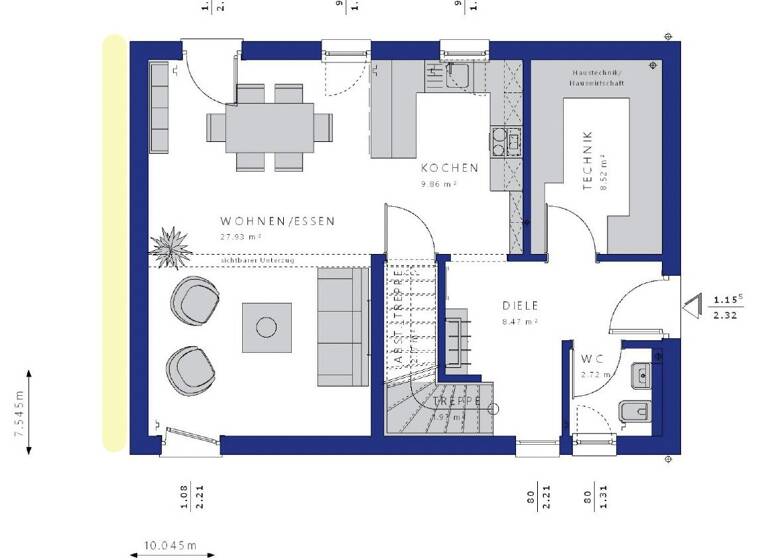 Doppelhaushälfte zum Kauf 524.189 € 5 Zimmer 122 m²<br/>Wohnfläche 300 m²<br/>Grundstück Burg - Dorperhof Solingen 42659