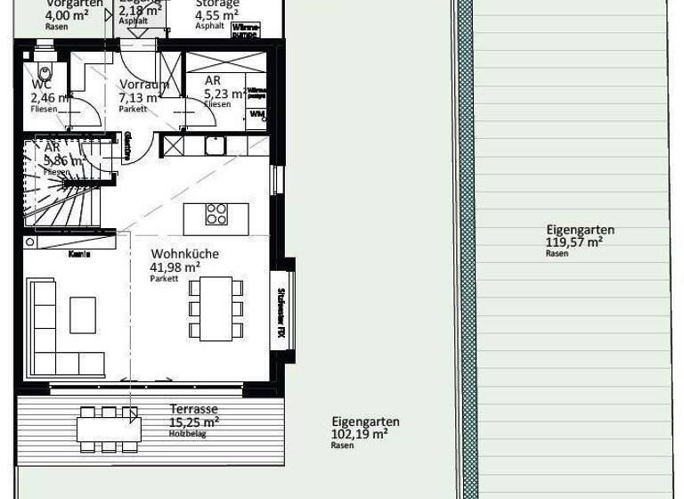 Reihenmittelhaus zum Kauf 689.000 € 5 Zimmer 151,1 m² Mauerbach 3001