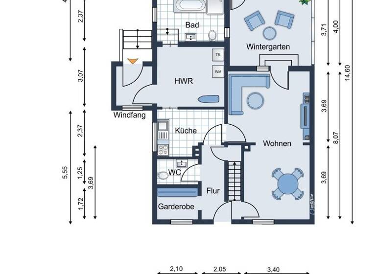 Einfamilienhaus zum Kauf 299.000 € 5,5 Zimmer 126,6 m² 1.080 m² Grundstück Ostrohe 25746