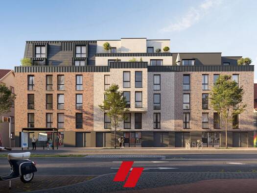 Terrassenwohnung zur Miete - Erstbezug 858 € 1 Zimmer 52,7 m² frei ab sofort Hastedt Ost 28207
