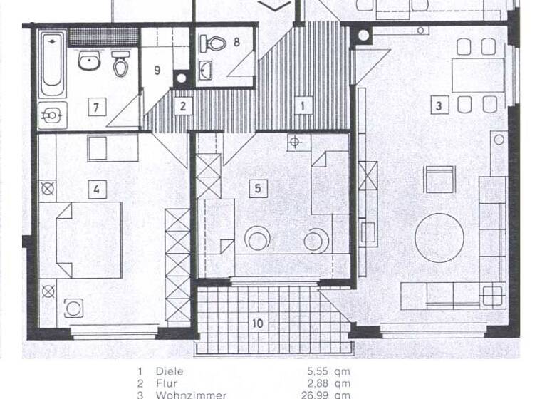 Wohnung zum Kauf 274.000 € 3 Zimmer 91 m²<br/>Wohnfläche 14.<br/>Geschoss Hochheim Hochheim 65239