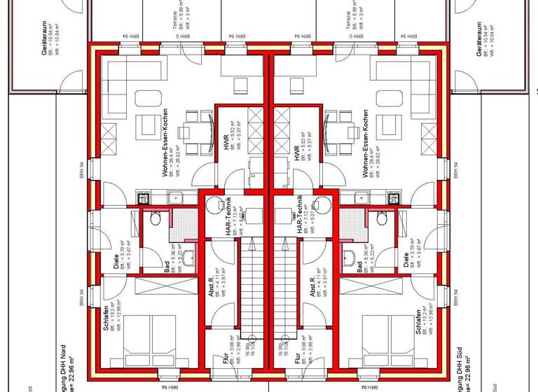 Wohnung zum Kauf - Neubau 4 Zimmer 266 m²<br/>Wohnfläche Orde Meppen 49716