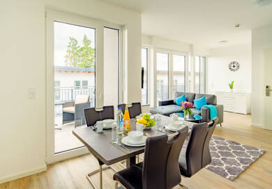 Studio zur Miete - Neubau Wohnen auf Zeit 1.745 € 2 Zimmer 38 m² Dieselstraße 8 Bad Nauheim Bad Nauheim 61231
