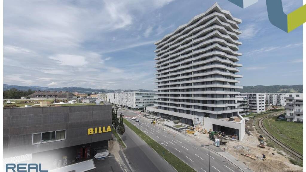 Wohnung zur Miete 754 € 2 Zimmer 57,3 m² 11. Geschoss frei ab sofort Lastenstraße Lustenau Linz 4020