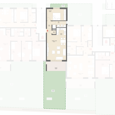 Wohnung zum Kauf provisionsfrei 382.000 € 2 Zimmer 69,1 m² EG Kanderweg Binzen 79589
