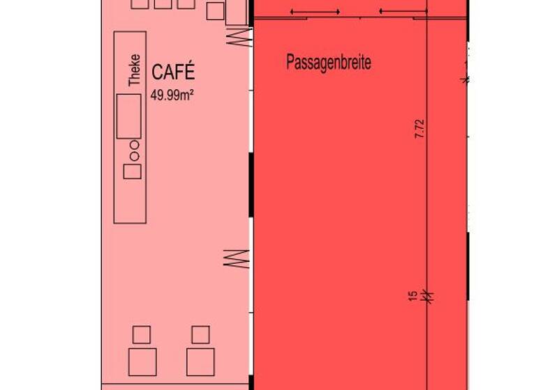 Restaurant zur Miete 990 € Bahnhofstraße 15 Singen 78224
