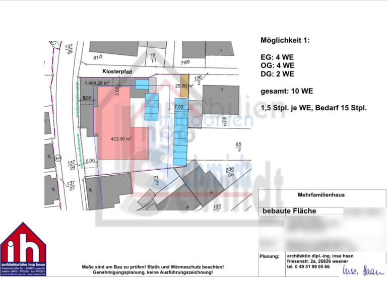 Mehrfamilienhaus zum Kauf als Kapitalanlage geeignet 380.000 € 1.409 m² Grundstück Weener 26826