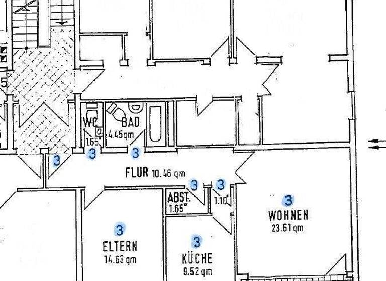 Wohnung zum Kauf 199.000 € 2 Zimmer 68 m² 1. Geschoss Zwingenberg 64673