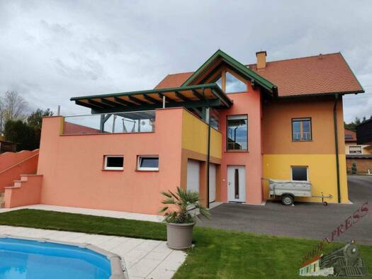 Einfamilienhaus zum Kauf 449.000 € 6 Zimmer 150 m² 1.039 m² Grundstück frei ab sofort Deutsch Kaltenbrunn 7572