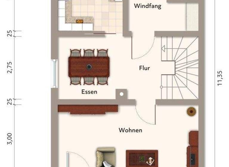 Doppelhaushälfte zum Kauf 369.000 € 6 Zimmer 110 m² 410 m² Grundstück Rammingen 89192